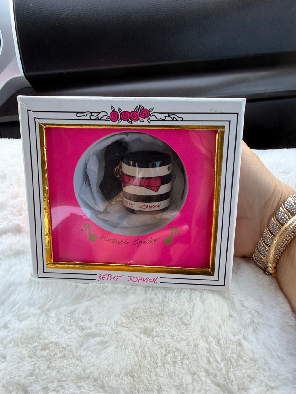 Betsy Johnson Accessories, Portable Speaker & ID Case/Bag Charm NWT
